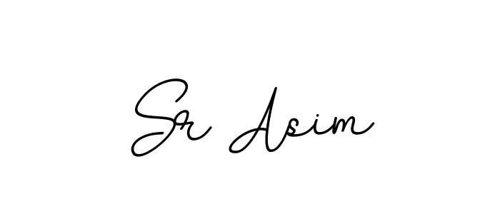 This is the best signature style for the Sr Asim name. Also you like these signature font (BallpointsItalic-DORy9). Mix name signature. Sr Asim signature style 11 images and pictures png