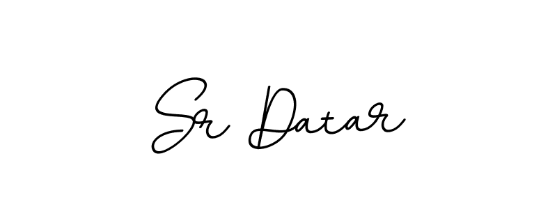 This is the best signature style for the Sr Datar name. Also you like these signature font (BallpointsItalic-DORy9). Mix name signature. Sr Datar signature style 11 images and pictures png
