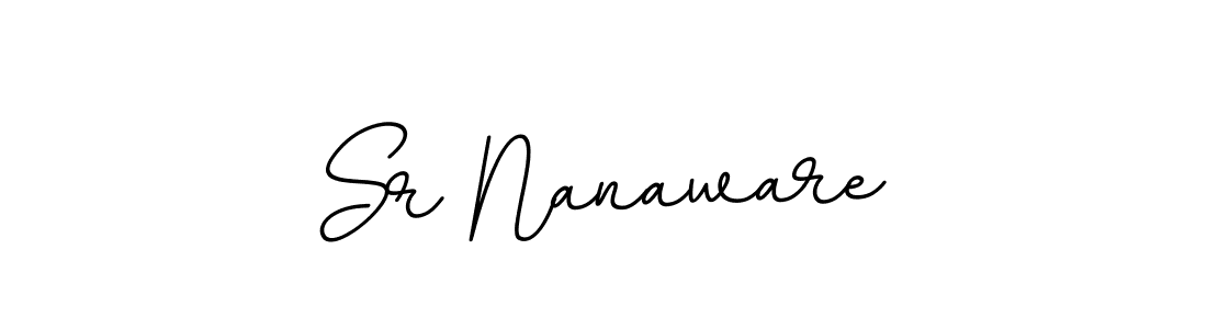 Create a beautiful signature design for name Sr Nanaware. With this signature (BallpointsItalic-DORy9) fonts, you can make a handwritten signature for free. Sr Nanaware signature style 11 images and pictures png