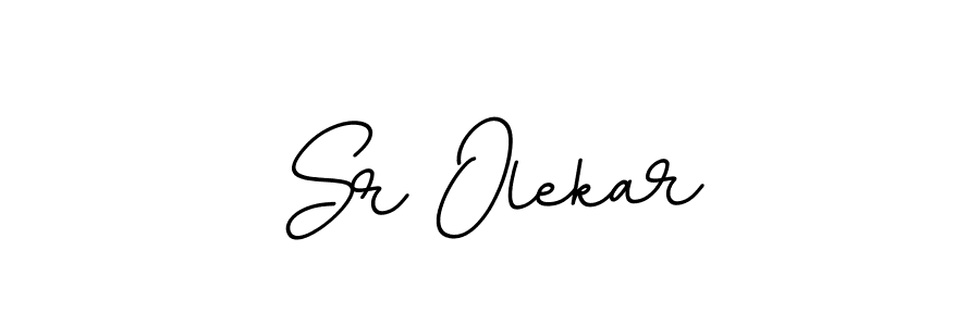 You should practise on your own different ways (BallpointsItalic-DORy9) to write your name (Sr Olekar) in signature. don't let someone else do it for you. Sr Olekar signature style 11 images and pictures png