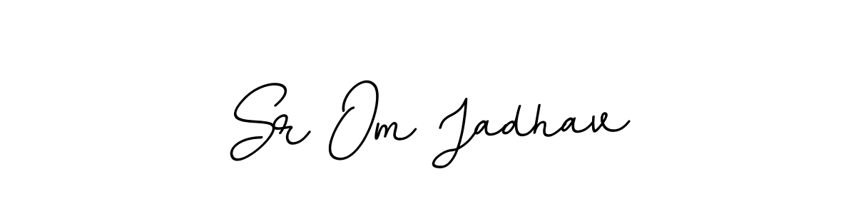 You should practise on your own different ways (BallpointsItalic-DORy9) to write your name (Sr Om Jadhav) in signature. don't let someone else do it for you. Sr Om Jadhav signature style 11 images and pictures png