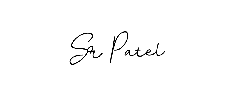 This is the best signature style for the Sr Patel name. Also you like these signature font (BallpointsItalic-DORy9). Mix name signature. Sr Patel signature style 11 images and pictures png