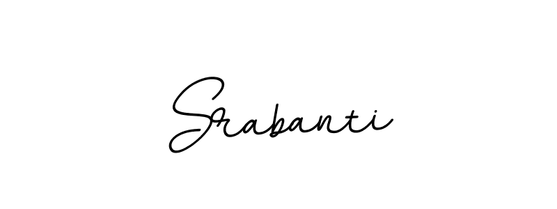 Make a beautiful signature design for name Srabanti. With this signature (BallpointsItalic-DORy9) style, you can create a handwritten signature for free. Srabanti signature style 11 images and pictures png