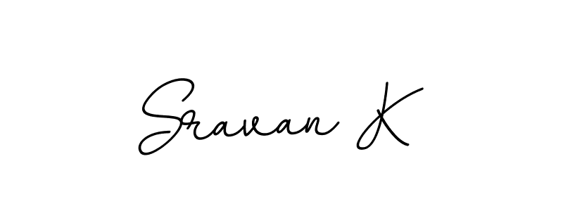 How to Draw Sravan K signature style? BallpointsItalic-DORy9 is a latest design signature styles for name Sravan K. Sravan K signature style 11 images and pictures png
