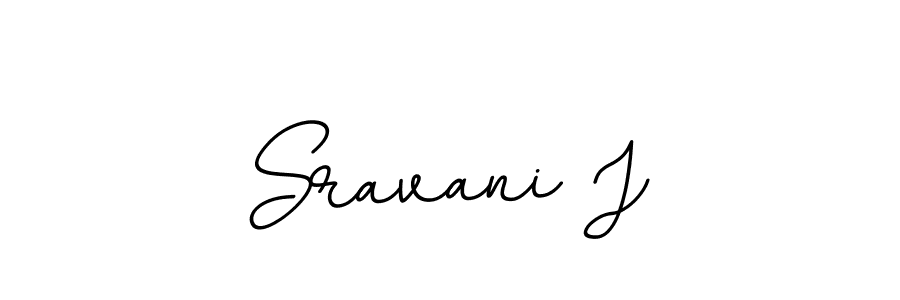 if you are searching for the best signature style for your name Sravani J. so please give up your signature search. here we have designed multiple signature styles  using BallpointsItalic-DORy9. Sravani J signature style 11 images and pictures png