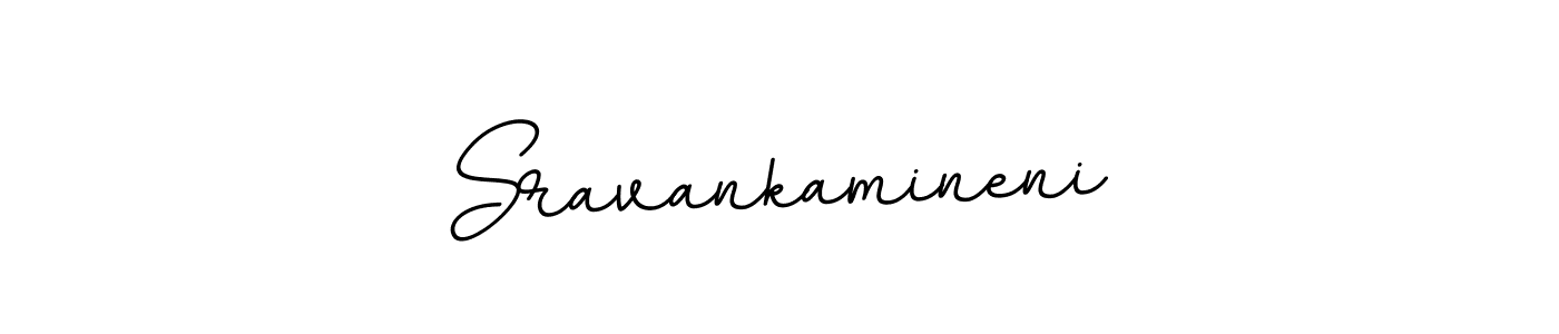 How to make Sravankamineni signature? BallpointsItalic-DORy9 is a professional autograph style. Create handwritten signature for Sravankamineni name. Sravankamineni signature style 11 images and pictures png