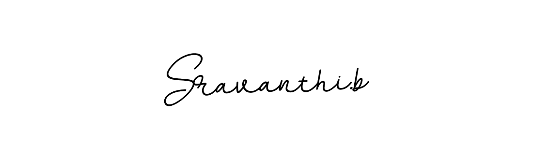 if you are searching for the best signature style for your name Sravanthi.b. so please give up your signature search. here we have designed multiple signature styles  using BallpointsItalic-DORy9. Sravanthi.b signature style 11 images and pictures png