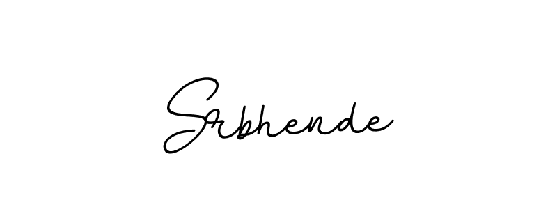 Here are the top 10 professional signature styles for the name Srbhende. These are the best autograph styles you can use for your name. Srbhende signature style 11 images and pictures png