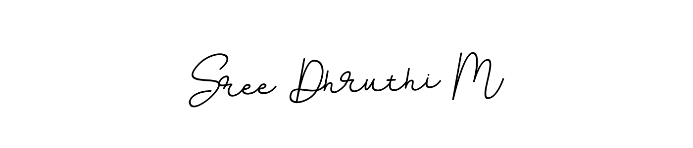 Sree Dhruthi M stylish signature style. Best Handwritten Sign (BallpointsItalic-DORy9) for my name. Handwritten Signature Collection Ideas for my name Sree Dhruthi M. Sree Dhruthi M signature style 11 images and pictures png