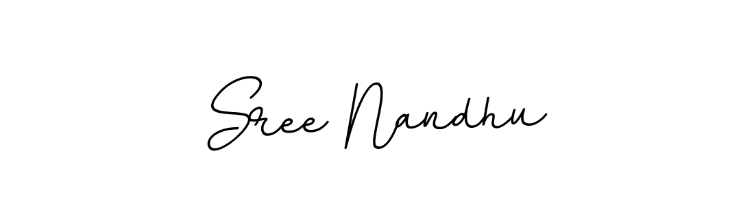 Also we have Sree Nandhu name is the best signature style. Create professional handwritten signature collection using BallpointsItalic-DORy9 autograph style. Sree Nandhu signature style 11 images and pictures png
