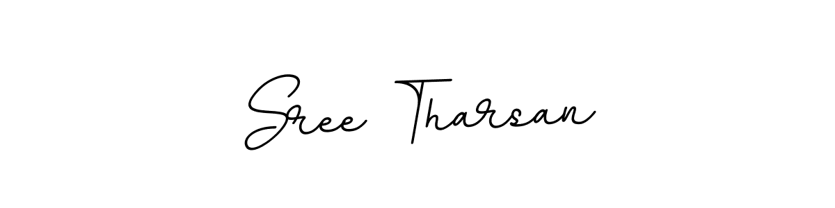 Make a beautiful signature design for name Sree Tharsan. With this signature (BallpointsItalic-DORy9) style, you can create a handwritten signature for free. Sree Tharsan signature style 11 images and pictures png