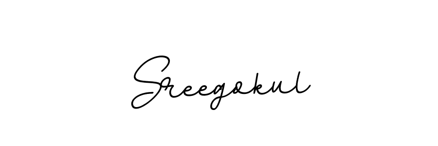 Use a signature maker to create a handwritten signature online. With this signature software, you can design (BallpointsItalic-DORy9) your own signature for name Sreegokul. Sreegokul signature style 11 images and pictures png