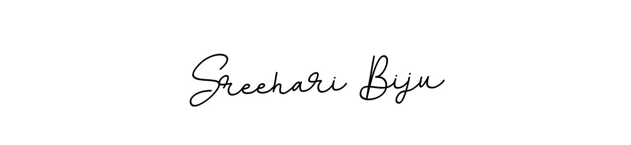 Sreehari Biju stylish signature style. Best Handwritten Sign (BallpointsItalic-DORy9) for my name. Handwritten Signature Collection Ideas for my name Sreehari Biju. Sreehari Biju signature style 11 images and pictures png