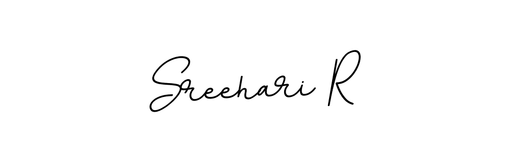 Design your own signature with our free online signature maker. With this signature software, you can create a handwritten (BallpointsItalic-DORy9) signature for name Sreehari R. Sreehari R signature style 11 images and pictures png