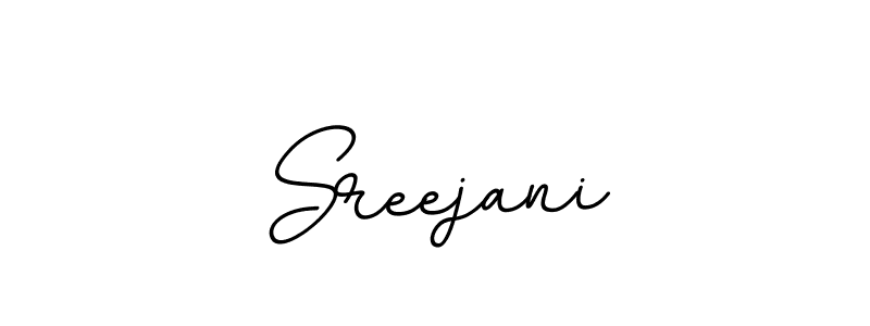 Make a beautiful signature design for name Sreejani. With this signature (BallpointsItalic-DORy9) style, you can create a handwritten signature for free. Sreejani signature style 11 images and pictures png