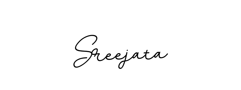 Create a beautiful signature design for name Sreejata. With this signature (BallpointsItalic-DORy9) fonts, you can make a handwritten signature for free. Sreejata signature style 11 images and pictures png