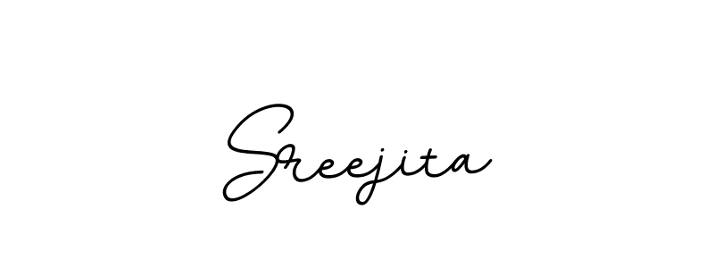 Use a signature maker to create a handwritten signature online. With this signature software, you can design (BallpointsItalic-DORy9) your own signature for name Sreejita. Sreejita signature style 11 images and pictures png