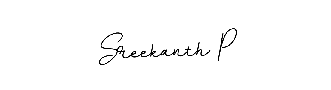 The best way (BallpointsItalic-DORy9) to make a short signature is to pick only two or three words in your name. The name Sreekanth P include a total of six letters. For converting this name. Sreekanth P signature style 11 images and pictures png