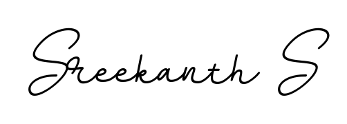 Discover the perfect balance of readability and style for Sreekanth S with BallpointsItalic-DORy9 font. Create your dream signature today. Sreekanth S signature style 11 images and pictures png