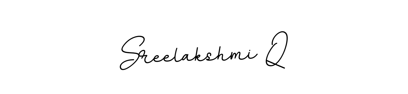 if you are searching for the best signature style for your name Sreelakshmi Q. so please give up your signature search. here we have designed multiple signature styles  using BallpointsItalic-DORy9. Sreelakshmi Q signature style 11 images and pictures png