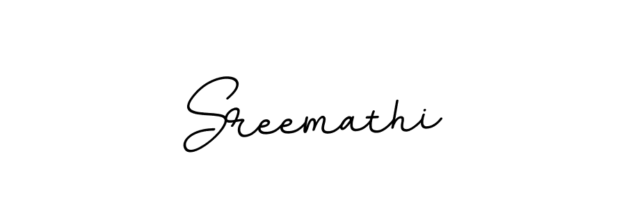 The best way (BallpointsItalic-DORy9) to make a short signature is to pick only two or three words in your name. The name Sreemathi include a total of six letters. For converting this name. Sreemathi signature style 11 images and pictures png