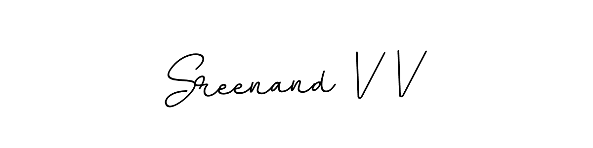 Once you've used our free online signature maker to create your best signature BallpointsItalic-DORy9 style, it's time to enjoy all of the benefits that Sreenand V V name signing documents. Sreenand V V signature style 11 images and pictures png