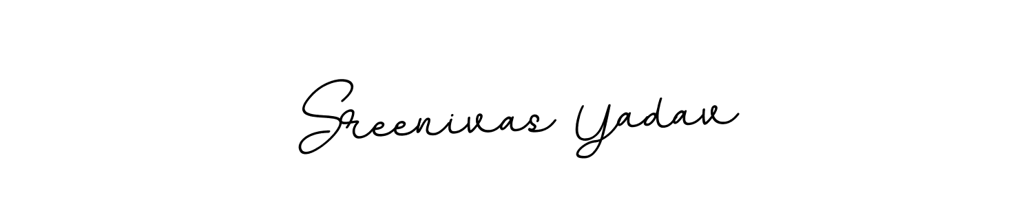 Similarly BallpointsItalic-DORy9 is the best handwritten signature design. Signature creator online .You can use it as an online autograph creator for name Sreenivas Yadav. Sreenivas Yadav signature style 11 images and pictures png