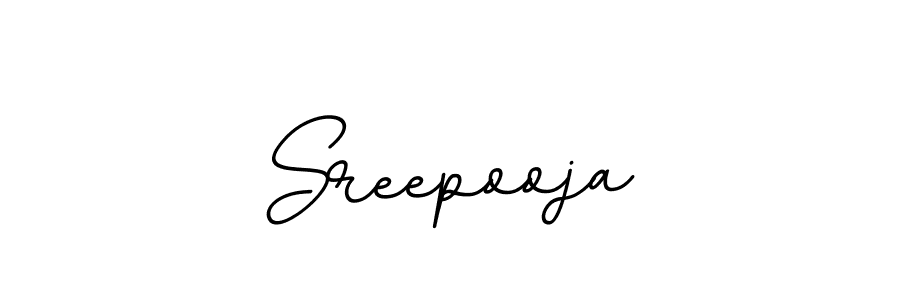 Create a beautiful signature design for name Sreepooja. With this signature (BallpointsItalic-DORy9) fonts, you can make a handwritten signature for free. Sreepooja signature style 11 images and pictures png