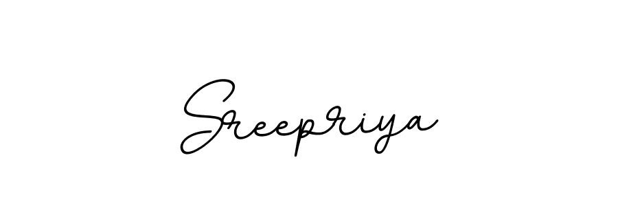 Design your own signature with our free online signature maker. With this signature software, you can create a handwritten (BallpointsItalic-DORy9) signature for name Sreepriya. Sreepriya signature style 11 images and pictures png