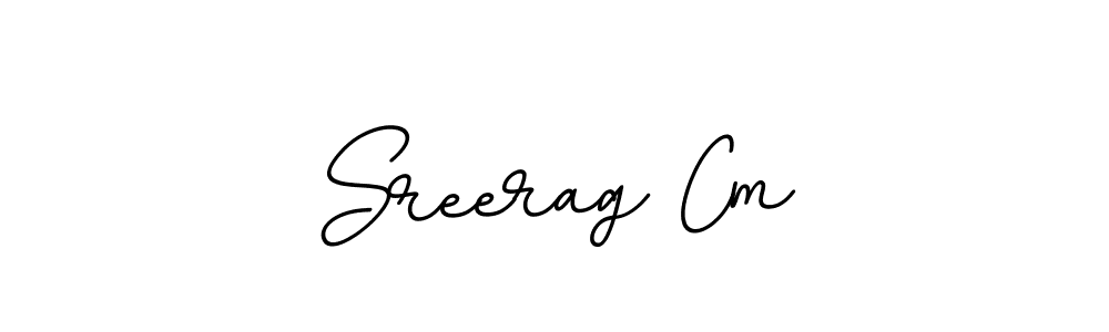Make a beautiful signature design for name Sreerag Cm. With this signature (BallpointsItalic-DORy9) style, you can create a handwritten signature for free. Sreerag Cm signature style 11 images and pictures png