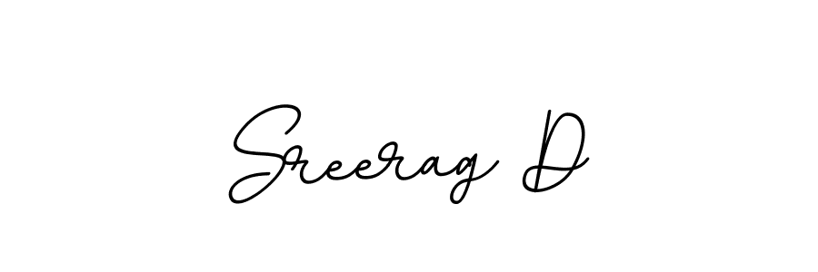 The best way (BallpointsItalic-DORy9) to make a short signature is to pick only two or three words in your name. The name Sreerag D include a total of six letters. For converting this name. Sreerag D signature style 11 images and pictures png