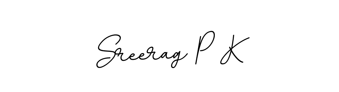 if you are searching for the best signature style for your name Sreerag P K. so please give up your signature search. here we have designed multiple signature styles  using BallpointsItalic-DORy9. Sreerag P K signature style 11 images and pictures png