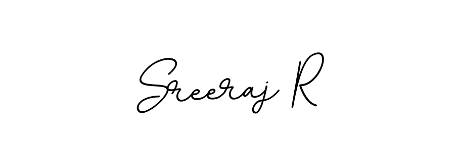 Design your own signature with our free online signature maker. With this signature software, you can create a handwritten (BallpointsItalic-DORy9) signature for name Sreeraj R. Sreeraj R signature style 11 images and pictures png