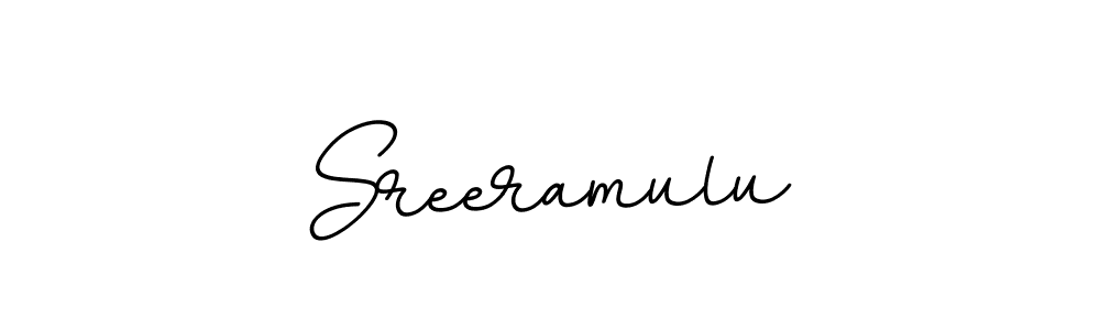 if you are searching for the best signature style for your name Sreeramulu. so please give up your signature search. here we have designed multiple signature styles  using BallpointsItalic-DORy9. Sreeramulu signature style 11 images and pictures png