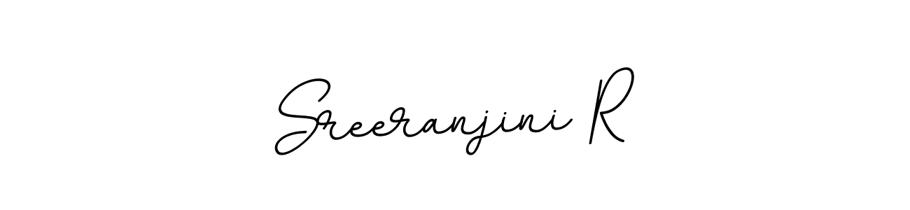 The best way (BallpointsItalic-DORy9) to make a short signature is to pick only two or three words in your name. The name Sreeranjini R include a total of six letters. For converting this name. Sreeranjini R signature style 11 images and pictures png