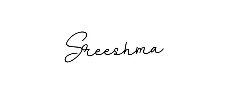 The best way (BallpointsItalic-DORy9) to make a short signature is to pick only two or three words in your name. The name Sreeshma include a total of six letters. For converting this name. Sreeshma signature style 11 images and pictures png