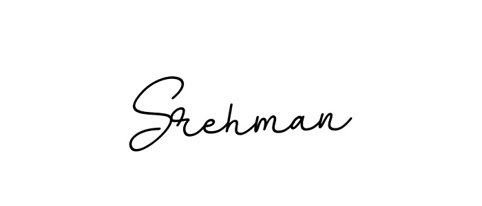 Make a beautiful signature design for name Srehman. With this signature (BallpointsItalic-DORy9) style, you can create a handwritten signature for free. Srehman signature style 11 images and pictures png