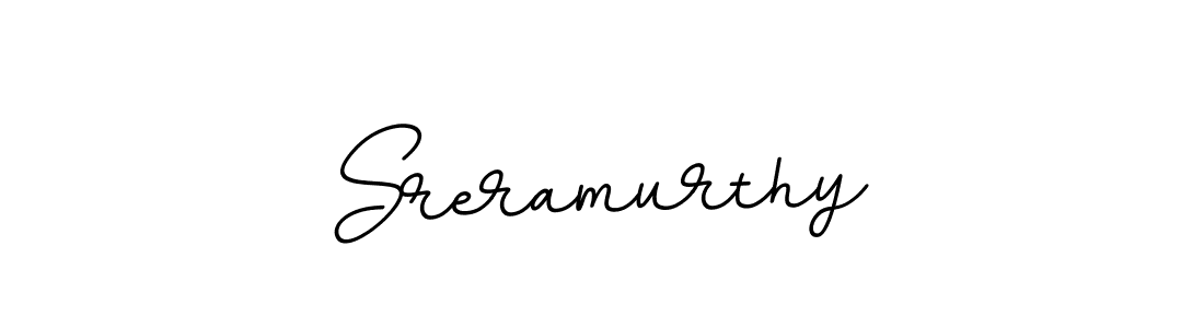 Make a beautiful signature design for name Sreramurthy. With this signature (BallpointsItalic-DORy9) style, you can create a handwritten signature for free. Sreramurthy signature style 11 images and pictures png