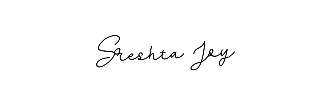 Sreshta Joy stylish signature style. Best Handwritten Sign (BallpointsItalic-DORy9) for my name. Handwritten Signature Collection Ideas for my name Sreshta Joy. Sreshta Joy signature style 11 images and pictures png