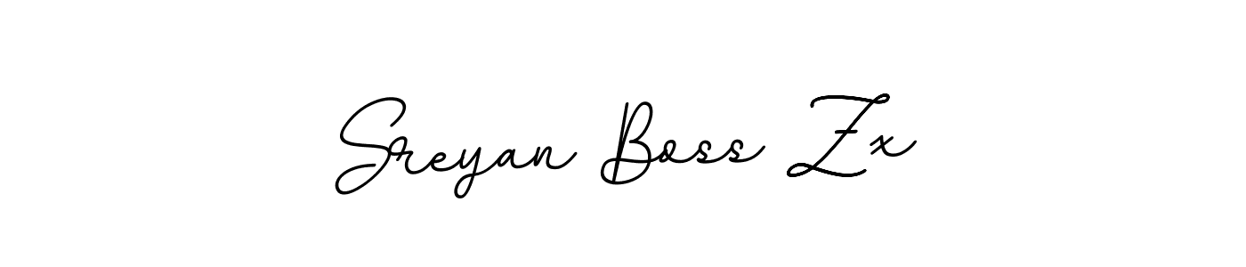 Create a beautiful signature design for name Sreyan Boss Zx. With this signature (BallpointsItalic-DORy9) fonts, you can make a handwritten signature for free. Sreyan Boss Zx signature style 11 images and pictures png