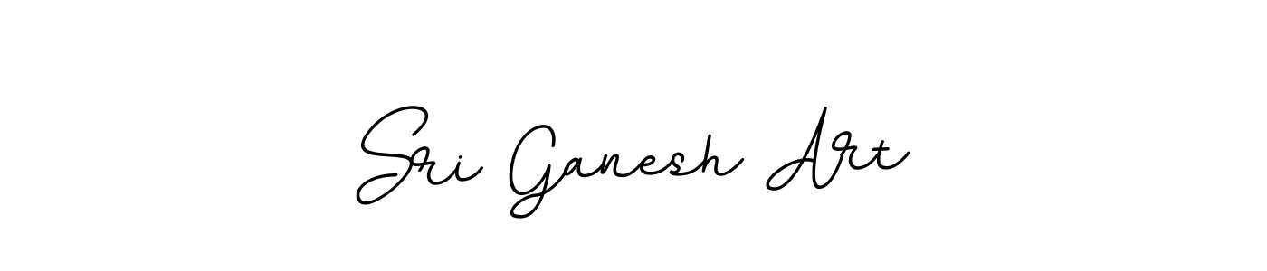 Design your own signature with our free online signature maker. With this signature software, you can create a handwritten (BallpointsItalic-DORy9) signature for name Sri Ganesh Art. Sri Ganesh Art signature style 11 images and pictures png