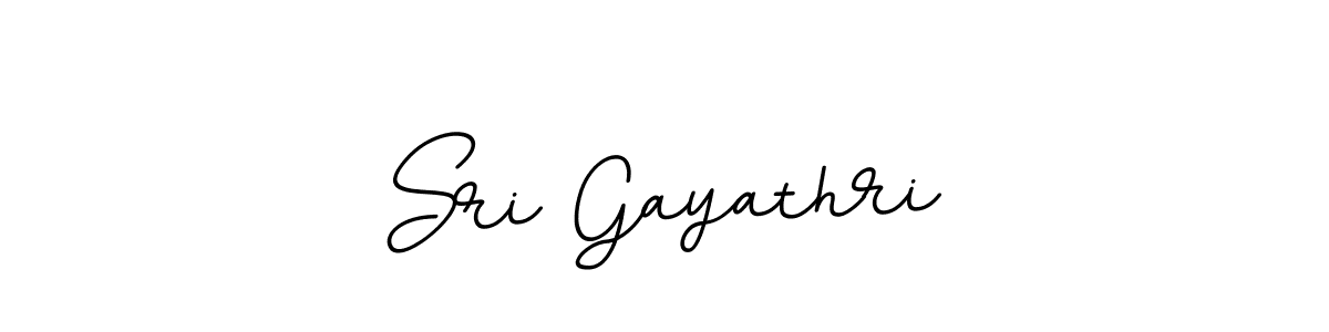 Create a beautiful signature design for name Sri Gayathri. With this signature (BallpointsItalic-DORy9) fonts, you can make a handwritten signature for free. Sri Gayathri signature style 11 images and pictures png