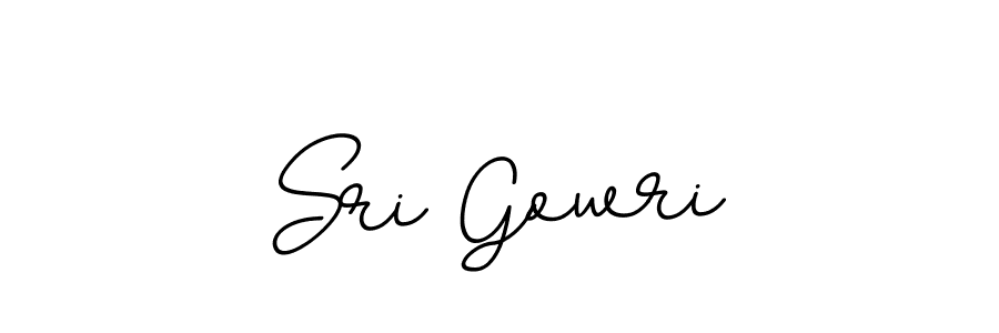 Design your own signature with our free online signature maker. With this signature software, you can create a handwritten (BallpointsItalic-DORy9) signature for name Sri Gowri. Sri Gowri signature style 11 images and pictures png