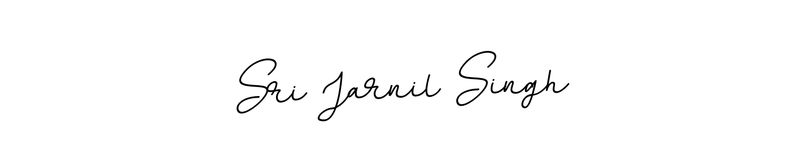 Design your own signature with our free online signature maker. With this signature software, you can create a handwritten (BallpointsItalic-DORy9) signature for name Sri Jarnil Singh. Sri Jarnil Singh signature style 11 images and pictures png