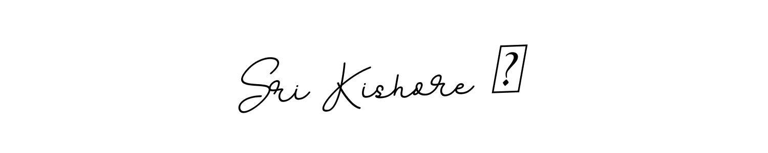 How to make Sri Kishore ⚡ name signature. Use BallpointsItalic-DORy9 style for creating short signs online. This is the latest handwritten sign. Sri Kishore ⚡ signature style 11 images and pictures png