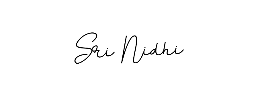 You should practise on your own different ways (BallpointsItalic-DORy9) to write your name (Sri Nidhi) in signature. don't let someone else do it for you. Sri Nidhi signature style 11 images and pictures png