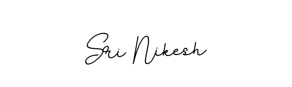 Create a beautiful signature design for name Sri Nikesh. With this signature (BallpointsItalic-DORy9) fonts, you can make a handwritten signature for free. Sri Nikesh signature style 11 images and pictures png