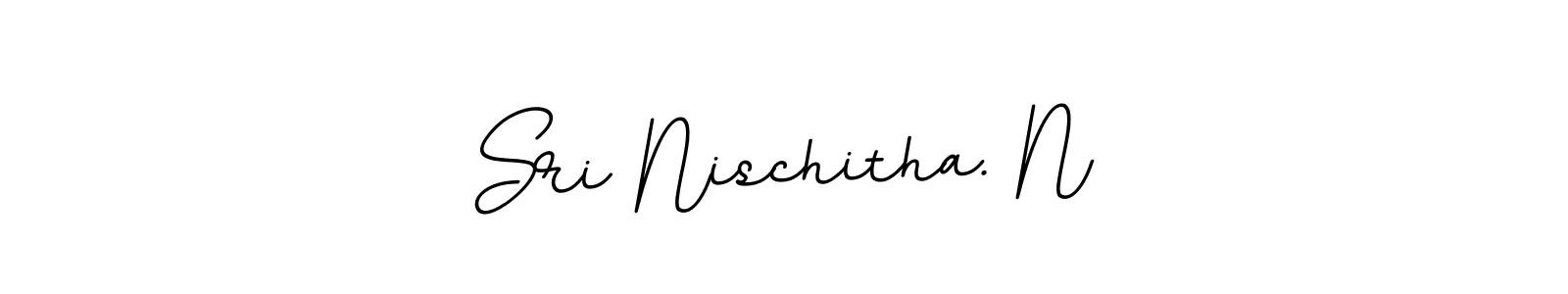 Make a beautiful signature design for name Sri Nischitha. N. With this signature (BallpointsItalic-DORy9) style, you can create a handwritten signature for free. Sri Nischitha. N signature style 11 images and pictures png