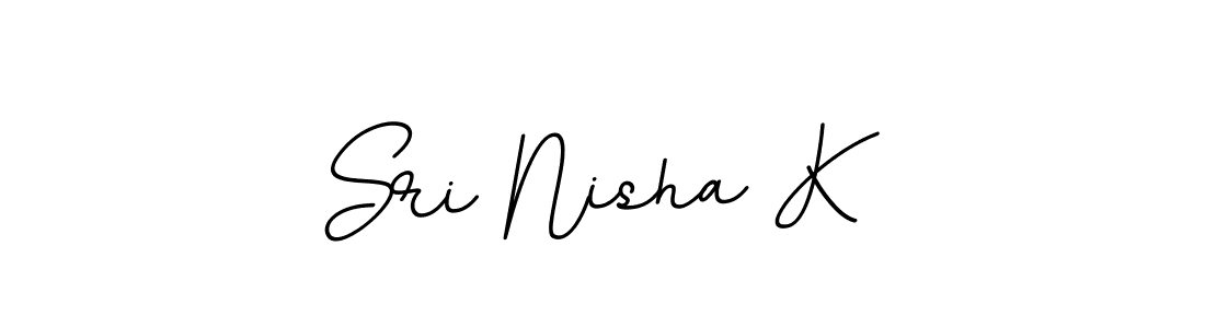 Sri Nisha K stylish signature style. Best Handwritten Sign (BallpointsItalic-DORy9) for my name. Handwritten Signature Collection Ideas for my name Sri Nisha K. Sri Nisha K signature style 11 images and pictures png