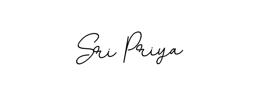 Design your own signature with our free online signature maker. With this signature software, you can create a handwritten (BallpointsItalic-DORy9) signature for name Sri Priya. Sri Priya signature style 11 images and pictures png